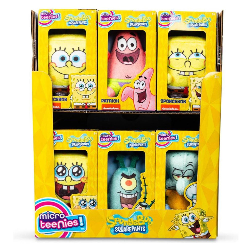 Basic Fun Micro Teenies SpongeBob SquarePants Collectible Figures Kids Mini Toys Assorted