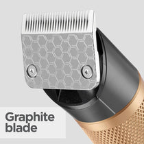BaByliss Graphite Precision 8-In-1 Multi-Trimmer Cord/Cordless Hair Clipper Gold & Black