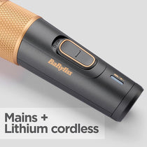 BaByliss Graphite Precision 8-In-1 Multi-Trimmer Cord/Cordless Hair Clipper Gold & Black