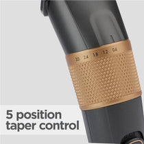 BaByliss Graphite Precision 8-In-1 Multi-Trimmer Cord/Cordless Hair Clipper Gold & Black