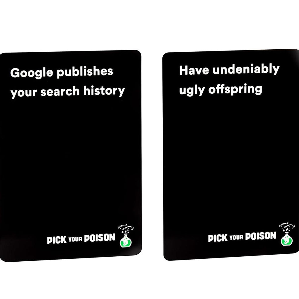Pick Your Poison Card Game The “What Would You Rather Do?” Party Game After Dark Edition