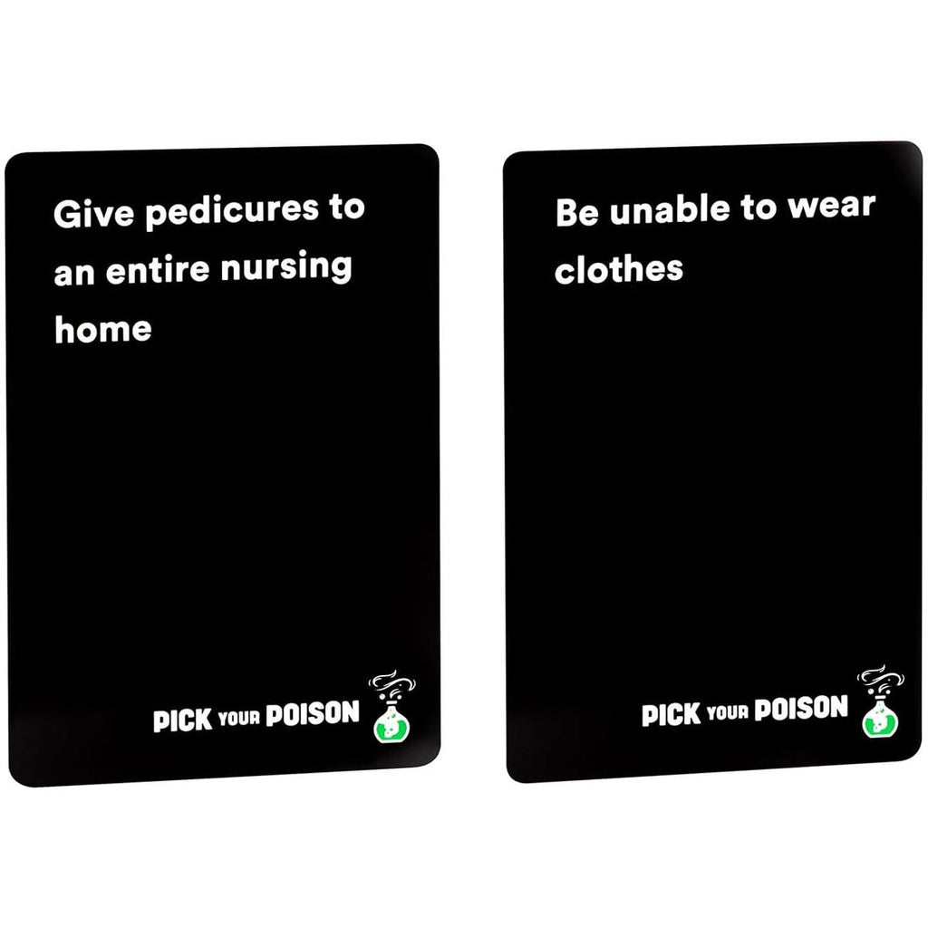 Pick Your Poison Card Game The “What Would You Rather Do?” Party Game After Dark Edition