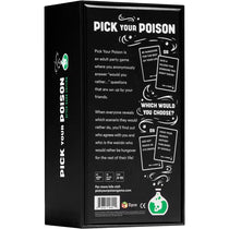 Pick Your Poison Card Game The “What Would You Rather Do?” Party Game After Dark Edition