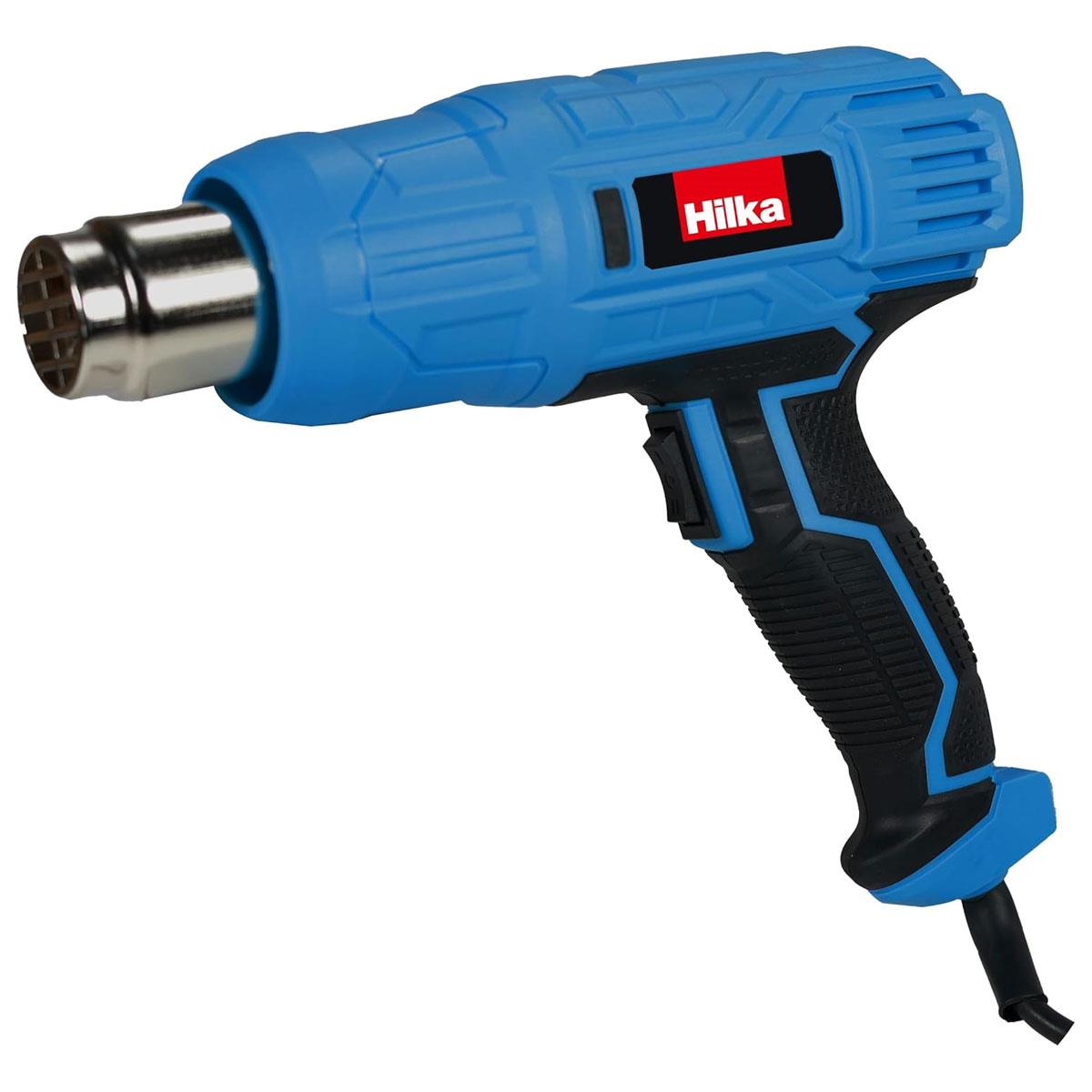 Hilka Tools Hot Air Gun 2000W With Variable Control Of Temperature And Air Flow Blue