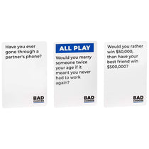 Bad Choices The Have You Ever? Party Game Hilarious Adult Card Game Night With Your Group Black