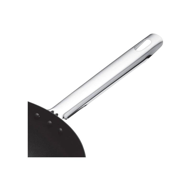 MasterClass Professional Non-Stick Wok 30cm Carbon Steel Induction-Safe Black