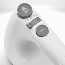 Judge 2-In-1 Hand Electric Mixer With Stand And Detachable Bowl 2 Whisks 2 Dough Hooks 5 Speed Settings 300W White