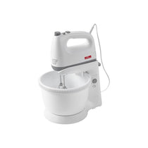 Judge 2-In-1 Hand Electric Mixer With Stand And Detachable Bowl 2 Whisks 2 Dough Hooks 5 Speed Settings 300W White