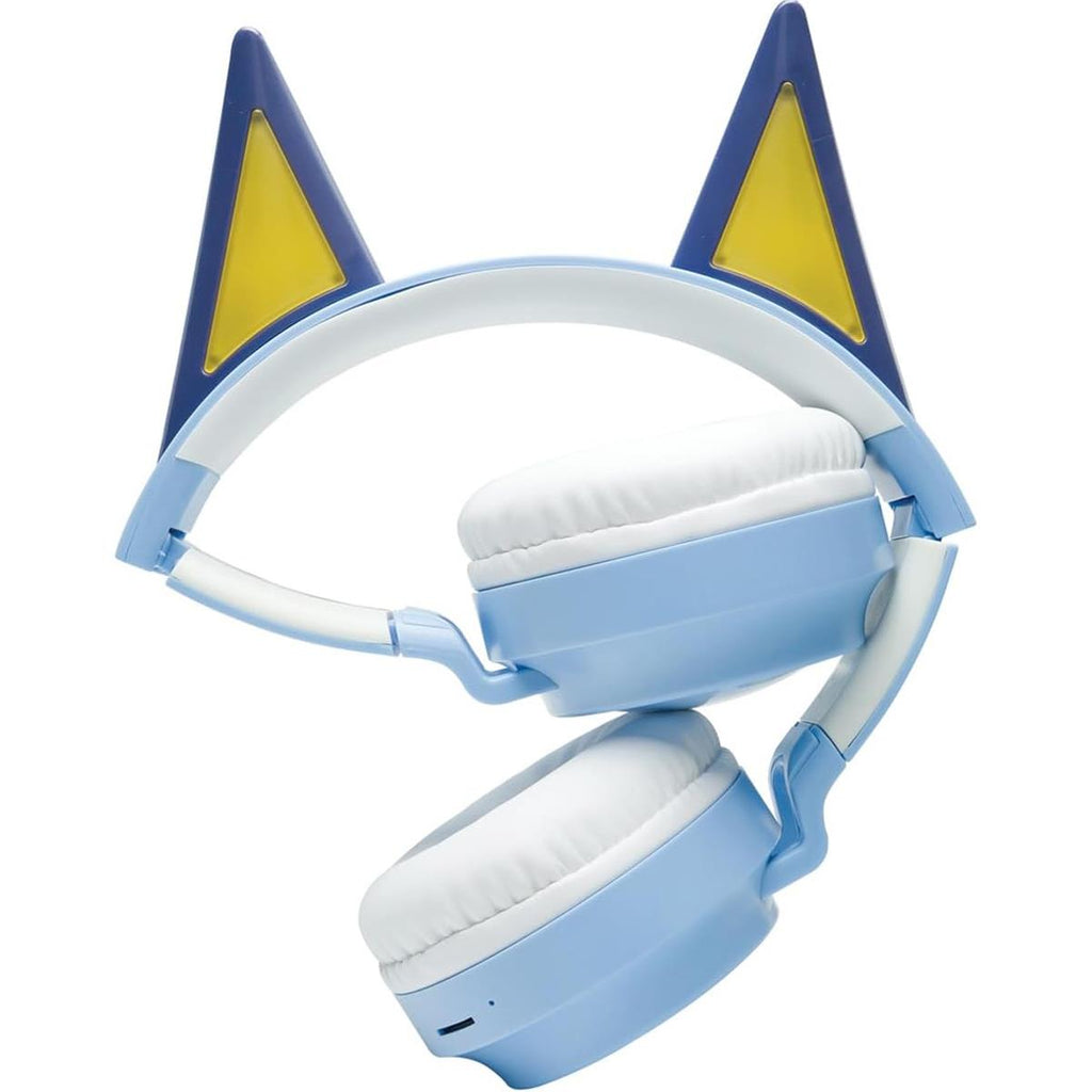 Lexibook Bluey Universe 3D Design Bluetooth Wired Light-Up Headphones Blue
