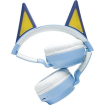 Lexibook Bluey Universe 3D Design Bluetooth Wired Light-Up Headphones Blue