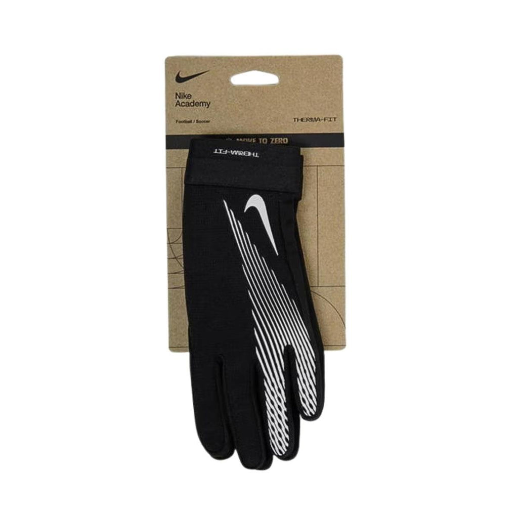 Nike Academy Thermafit Gloves Adult Size Small Black/White