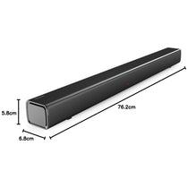 Panasonic SC-HTB100 Slim Soundbar For Dynamic Sound With Bluetooth USB HDMI AUX- In Connectivity 45W Black