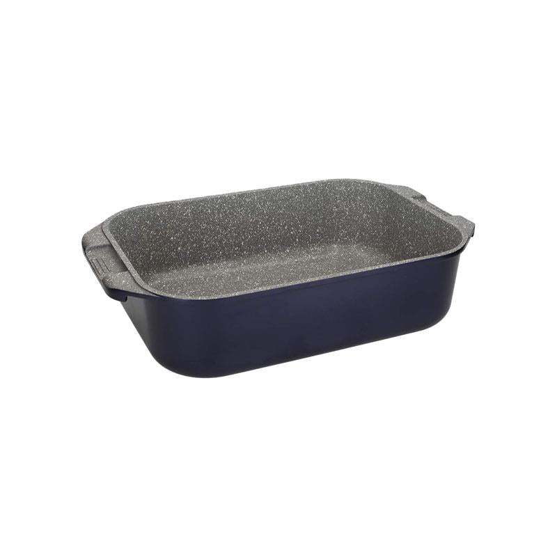 MasterClass Deep Cast Roasting Tin Large Aluminium With Handles 41 x 26 cm Metallic Blue