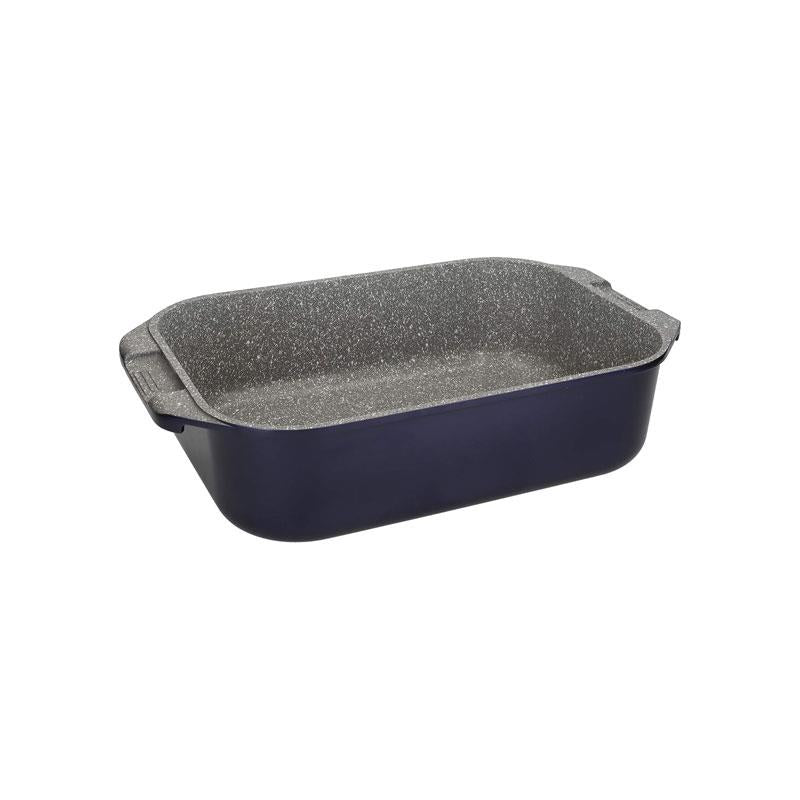 MasterClass Deep Cast Roasting Tin Large Aluminium With Handles 41 x 26 cm Metallic Blue