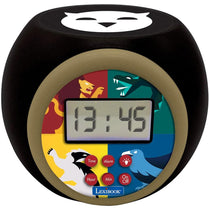 Lexibook Harry Potter Childrens Projector Clock With Night Light Timer Snooze Alarm Black