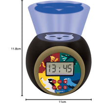 Lexibook Harry Potter Childrens Projector Clock With Night Light Timer Snooze Alarm Black