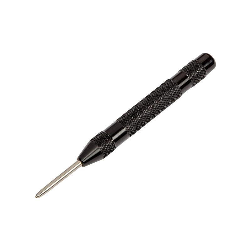 BlueSpot Tools Automatic Centre Punch Spring Loaded Hardened Tip Metal Black