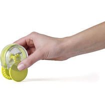 Chef'n GarlicZoom Garlic Chopper Handheld Garlic & Herb Slicer Vegetable Gadget Green/Clear
