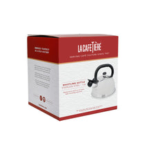 La Cafetiere Whistling Kettle 1.6 Litres Stainless Steel Silver