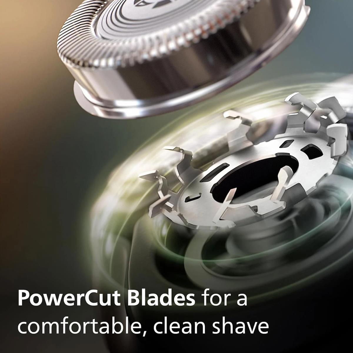 Philips Shaver 3000 Series Wet & Dry Electric Cordless Shaver Pop-up Beard Trimmer SkinProtect Technology Travel Pouch Space Grey