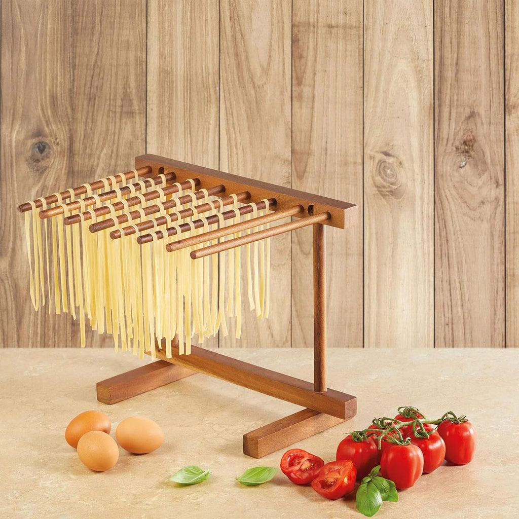 KitchenCraft World Of Flavours Italian Pasta Drying Stand Wood