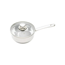 KitchenCraft Two Hole Egg Poacher 16cm Saute Pan Stainless Steel Silver