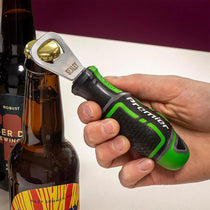 Sealey GripMAX Bottle Opener Hi-Vis Polypropylene Rubber Soft Grip Handle Green