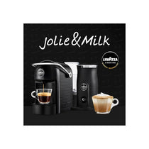 Lavazza Jolie & Milk EVO Pod Coffee Machine With Integrated Milk Frother And Removable Grid 1250W 0.6 Litres Black