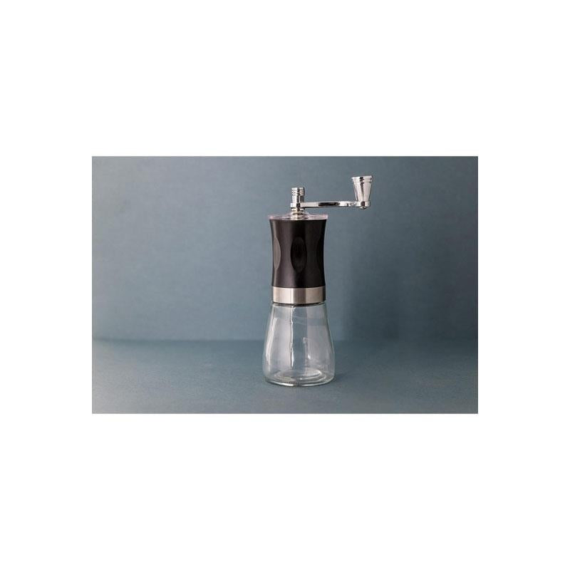 La Cafetiere Manual Hand Coffee Beans Grinder Glass Black