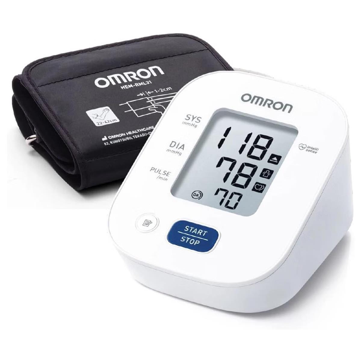 Omron M2+ Arm Blood Pressure Monitor White/Black
