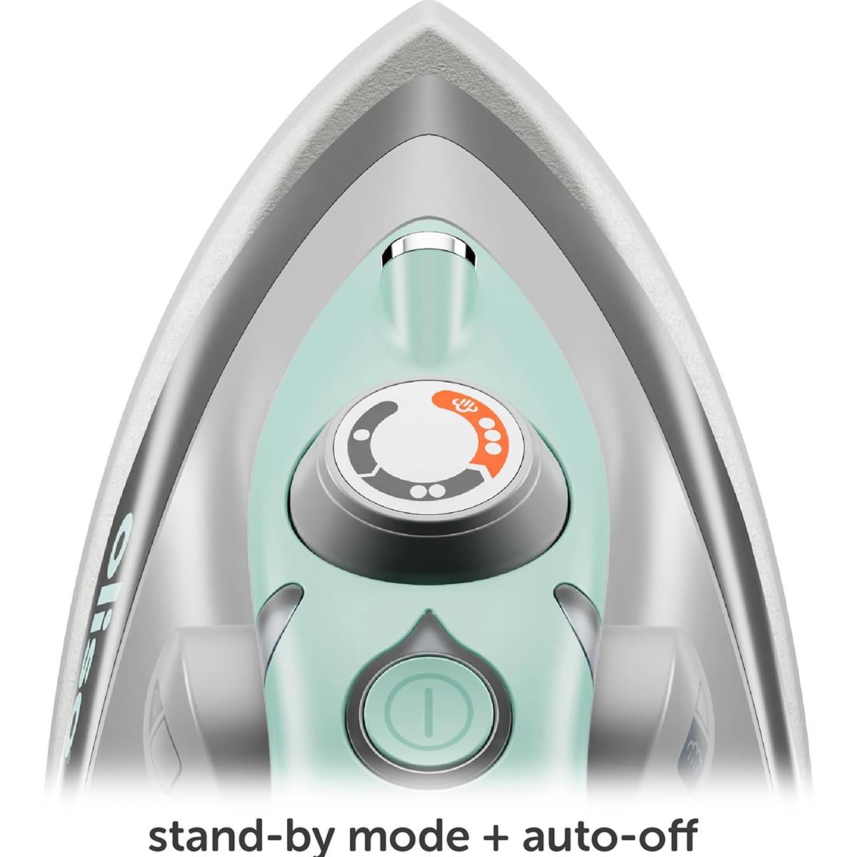 Oliso M3Pro Mini Project Steam Iron With Diamond Ceramic Soleplate LED ProLight Dual Steam Aqua
