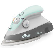Oliso M3Pro Mini Project Steam Iron With Diamond Ceramic Soleplate LED ProLight Dual Steam Aqua