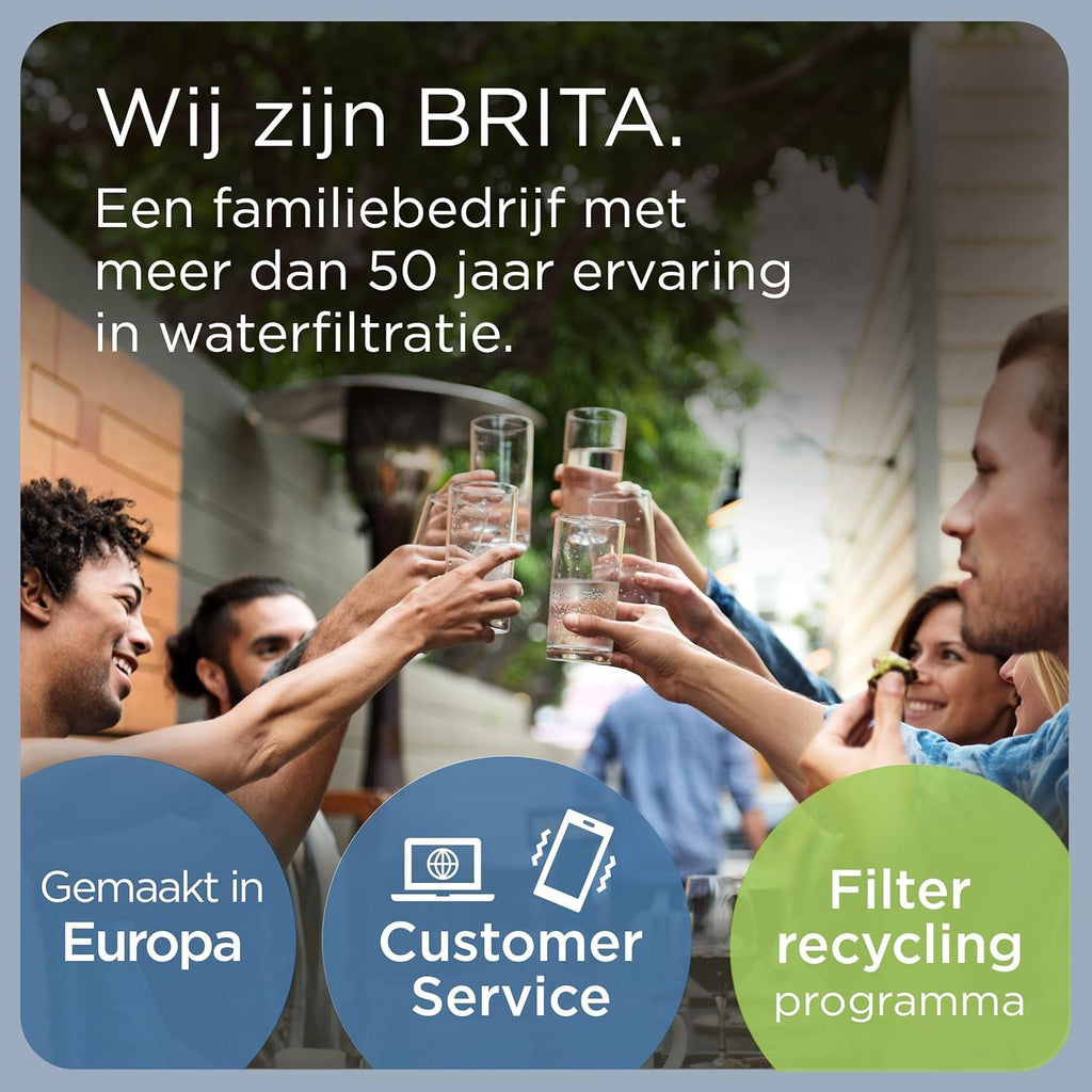 Brita Marella Cool Water Filter Jug 2.4 Litres With 1 MAXTRA PRO Cartridge Blue