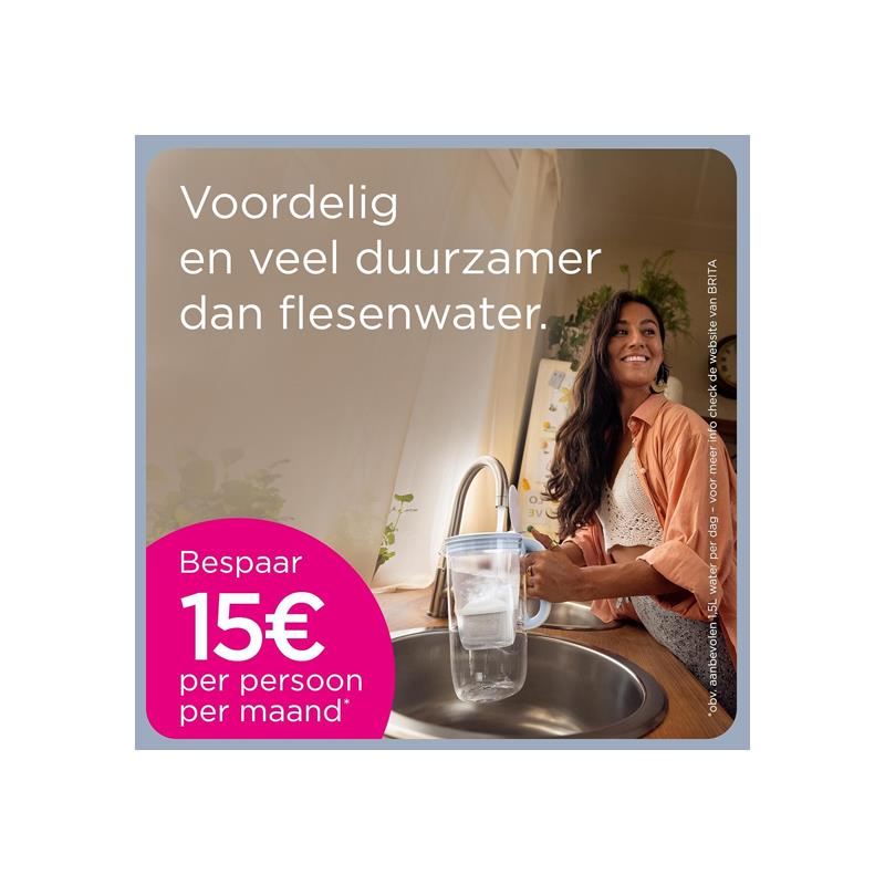 Brita Marella Cool Water Filter Jug 2.4 Litres With 1 MAXTRA PRO Cartridge Blue