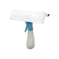 JVL 3-In-1 Window Cleaner Streak-Free Shine Microfibre And Squeegee Spray Bottle Teal/Grey