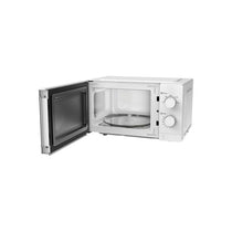 Igenix Manual Solo Microwave 5 Power Levels Defrost Setting 35 Minute Timer Push Button Door 800W 20 Litres White
