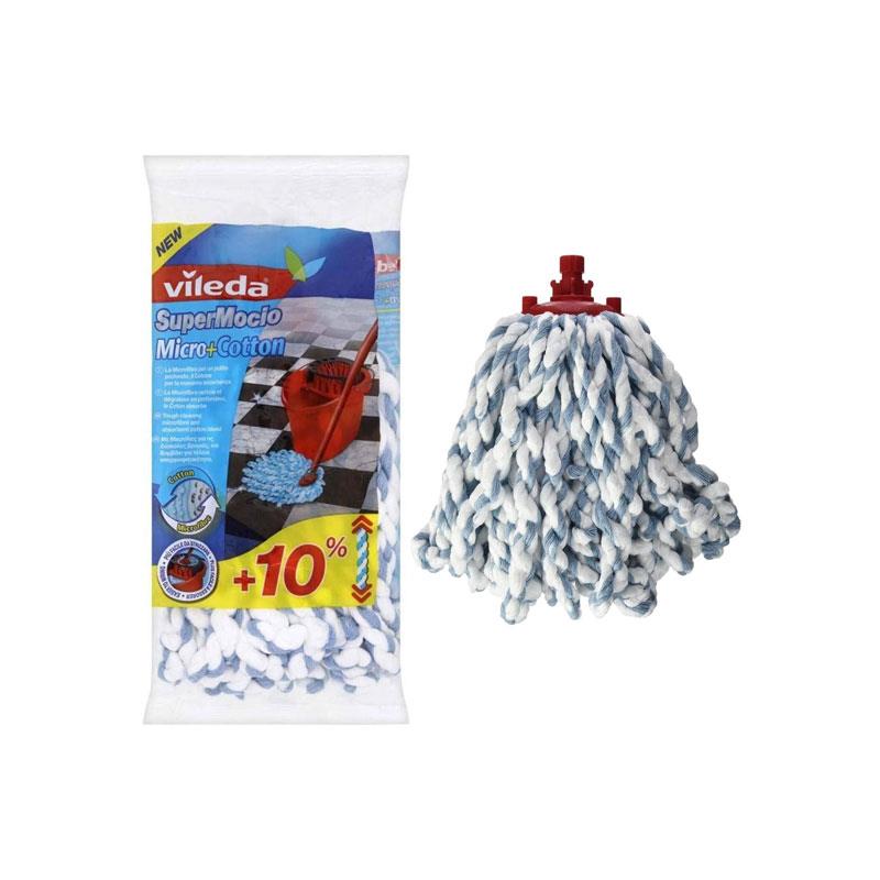 Vileda SuperMocio Microfibre And Cotton Mop Refill