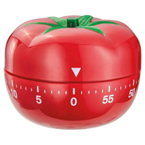 Judge Tomato Kitchen Timer 60 Minute Wind Up Cooking Timer Red