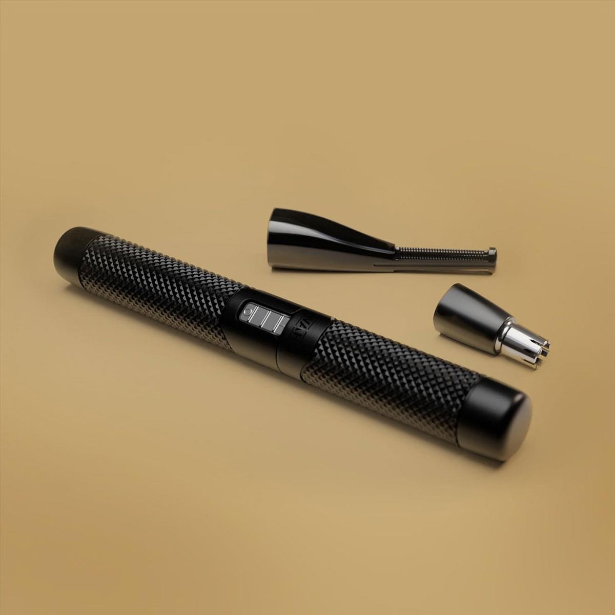 Wahl Manscaper Tactical Detail Trimmer Kit Nose Ear And Eyebrow Grooming Pen Trimmer Men's Facial Hair Removal Black