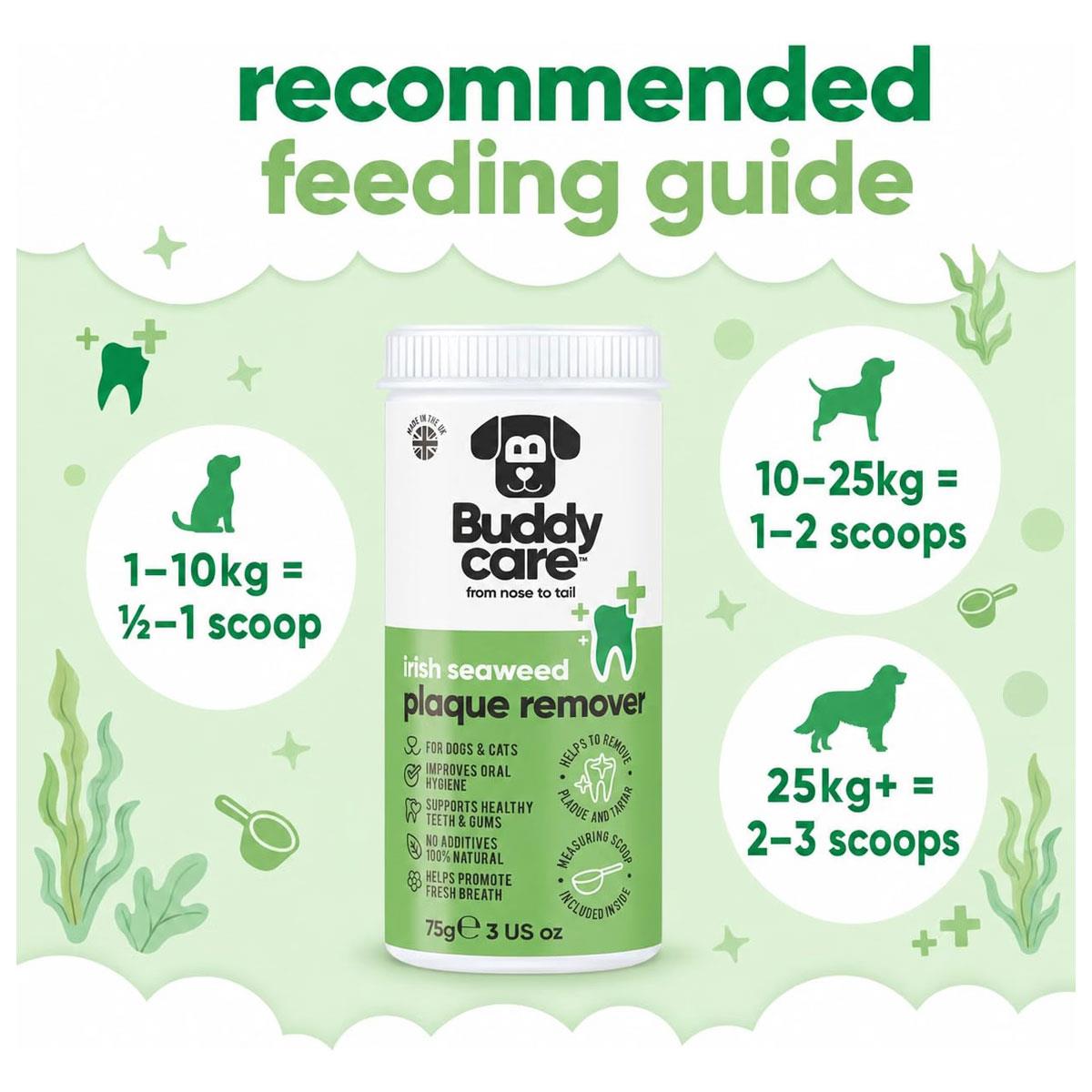 Buddycare Irish Seaweed Plaque Remover For Dogs Cats 75g