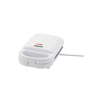 Judge Electricals Mini Grilled Cheese Sandwich Toastie Maker Single Portion Non Stick Coating 600W White