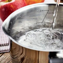 Judge Vista Porringer/Double Boiler/Bain Marie Saucepan And Base 16cm/1.5 Litres Stainless Steel Shatterproof Vented Glass Lid Silver