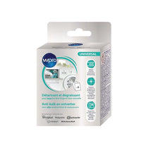 Wpro Whirlpool Limescale And Grease Remover 6 Bags Anti-Alkaline And Degreaser Descaler Dishwasher/Washing Machine Powder Lemon Scent