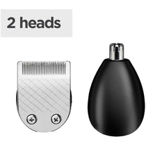 BaByliss Lithium Power Beard Trimmer Cordless Grooming Kit Nose And Ear Trimmer 14 Cutting Lengths 0.5–10mm Stainless Steel Blades Black