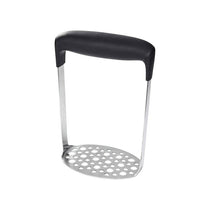 Judge Kitchen Potato Masher 18cm Stainless Steel Softgrip Horizontal Handle Silver