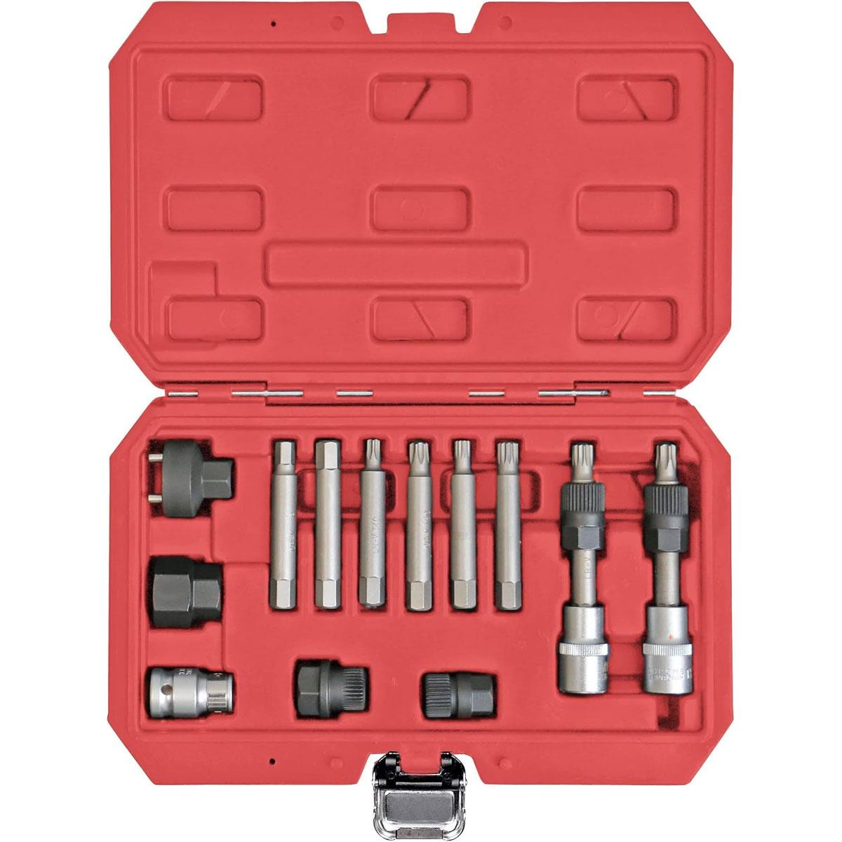 Hilka Tools Alternator Clutch Free Wheel And Pulley Repair Removal Tool Set 13 Piece Secondary image
