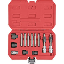 Hilka Tools Alternator Clutch Free Wheel And Pulley Repair Removal Tool Set 13 Piece