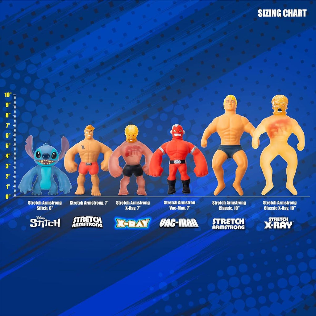 Basic Fun Stretch Armstrong Core Figure 7 Inch Classic Stretchable Toy Flexible Durable Hero Figure Ages 5+ Multicolour