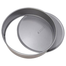Judge Non-Stick Round 8 Inch Flan Tin/Sandwich Tin With Loose Base Non-Stick Carbon Steel 20cm x 4 cm Grey