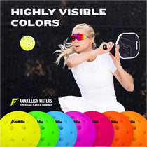 Franklin Outdoor X-40 Pickleball Vellum Pack of 12 Optic Yellow